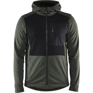Blåkläder 3540 Hættetrøje Full Zip / Hættetrøje Full Zip - L - Efterårsgrøn/Sort