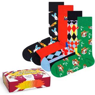 Happy socks 4-pak Circus Enjoy the Show Gift Box - Mixed - Str 36/40