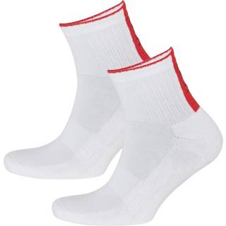 HUGO 2-pak Rib Logo Ankle Sock - White - Str 43/46
