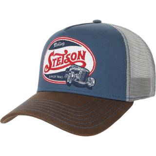 Stetson Trucker Cap Riding Hot Rod Brown/Blue, 56-60 cm