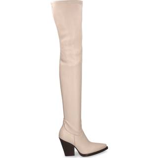 Paris Texas Vegas faux leather over-the-knee boots - white - EU 36
