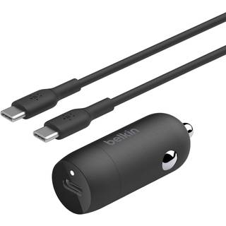 Belkin BoostCharge 30W USB-C Car Charger + USB-C to USB-C cable