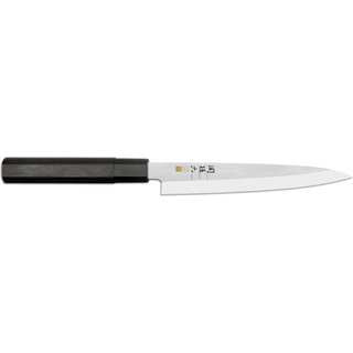 KAI Seki Magoroku Kinju Yanagiba 18 cm - High-Carbon Edelstahl - Griff Pakkaholz - Schwarz,Silber