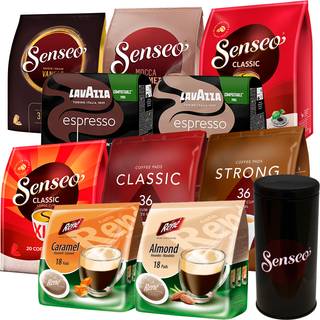 Bestsellers Startpakke - 292 puder + Opbevaringsboks til Senseo