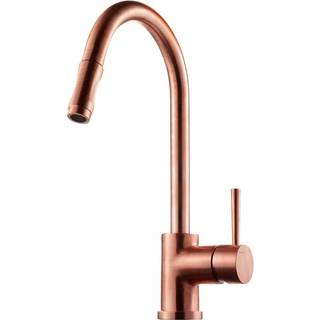 Tapwell EVO185 et-grebs køkkenarmatur m/udtræk - kobber