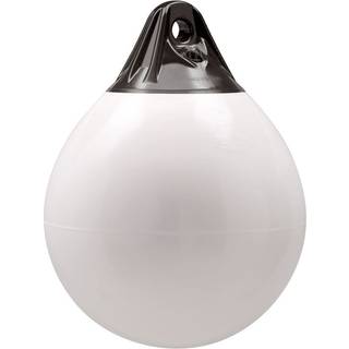Kuglefender Polyform A2, Ø39 cm, hvid med blå top