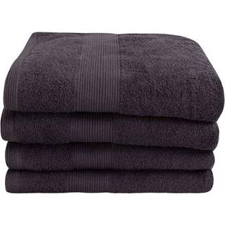 Håndklæde - 100% Blødt bomuld med høj absorberingsevne - 50x100 cm - Antracit håndklæde fra danske By Borg