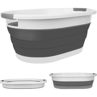 Sammenfoldelig Vasketøjskurv / Balje - Foldbar Kurv 25L