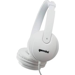 Gemini Sound DJX-200 White Professional DJ-hovedtelefoner-Over-ear Monitor med 40 mm drivere ultra-comfort øre kopper støjisolering Letvægtsdesig