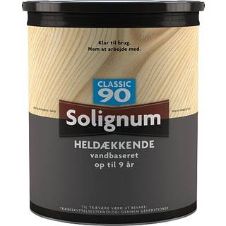 Solignum Classic 90 dækkende træbeskyttelse 5 liter - kalkhvid (På lager i varehus)