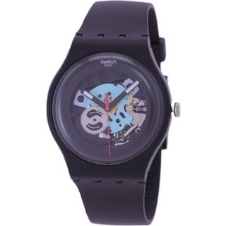 Swatch BLACK LACQUERED AGAIN New Gent Watch SO29B107