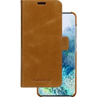 Samsung Galaxy S20+ (Plus) - dbramante1928 Lynge 2-i-1 Ægte Læder Flip Cover - Tan