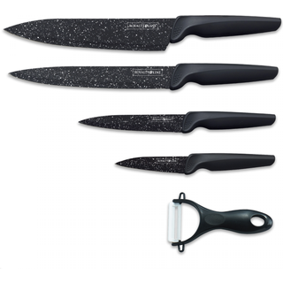 Royalty Line Knivsæt i 5 dele - Non-Stick belægning - Sort