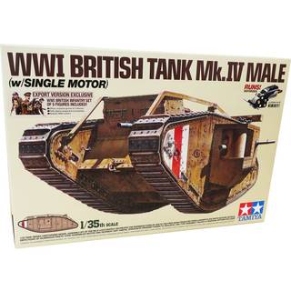 TAMIYA 1/35 WWI British Tank Mk.IV Male (w/Single Motor)