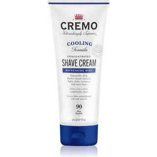 Cremo Refreshing Mint Cooling Shave Cream Barbercreme på tube til mænd 177 ml - 177 ml