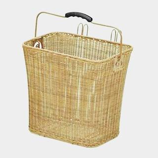 Cykelkurv TWS Plast På Bagagebæreren Med Håndtag Beige 26-28"