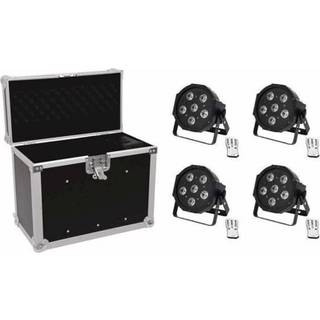 Eurolite Set 4x LED SLS-603 + Case EC-SL4M size M størrelse tilfælde taske sæt