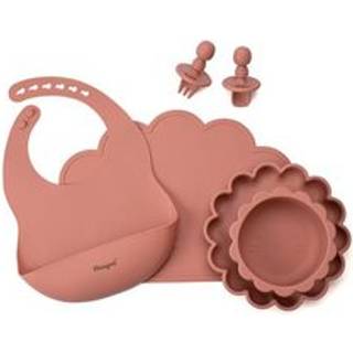 Magni Baby spisesæt 6 dele - terra cotta