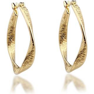 TWISTED LINES HOOP | GOLDEN