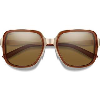 Smith AVELINE Polarized ETV/SP 55 Solbriller Kvinder Brun - Amber Brown Gold - 55mm