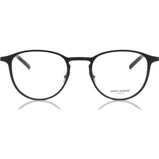 SAINT LAURENT Unisex SL 179 001 Optiske stel Metal Sort Transparent Rund
