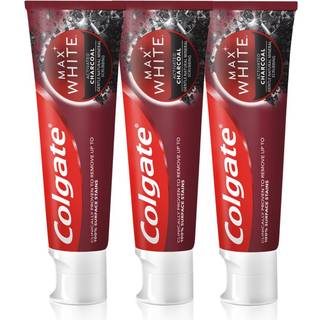 Colgate Max White Charcoal Blegende tandpasta 3 x 75 ml - 3x75 ml