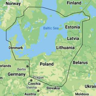 Elektronisk søkort C-MAP Reveal - Østersøen &amp; Danmark