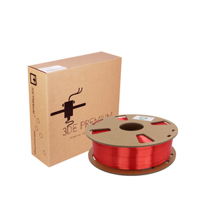 3DE Premium - PLA Silky - Red - 1.75mm - 1kg