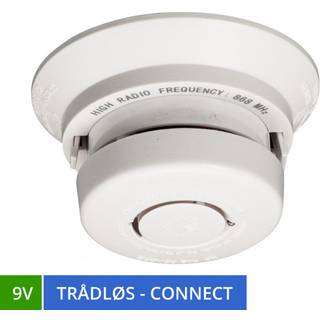 LIFE Røgalarm 9V - Trådløs - Connect