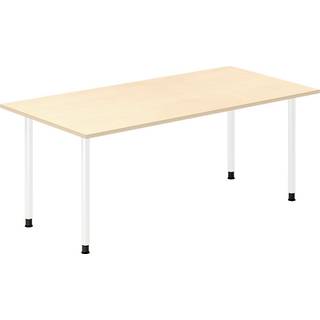 Skrivebord DNA, Birk 1800x800 mm I-ben/Hvid