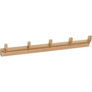 ChiCura, knagerække, 45 cm massiv eg og messing