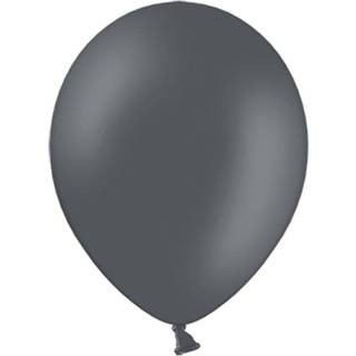 50 stk. Latexballoner grå 10" - Perfekt til festdekoration &amp; heliumbrug