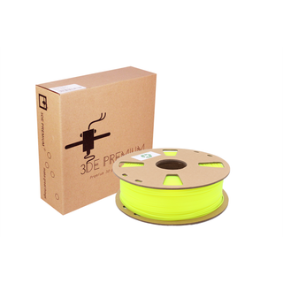 3DE Premium - PLA Fluorescent - Neon Yellow - 1.75mm - 1kg