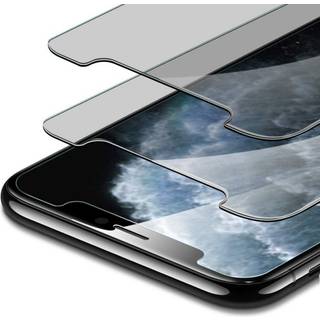 2-PACK iPhone 11 Pro Privacy Hærdet glas 0,26 mm 2,5D 9H