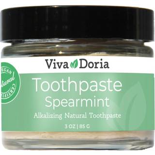 Viva Doria Fluorid Free Natural Mineralizing Tandpasta - Spearmint (3 oz glaskrukke)