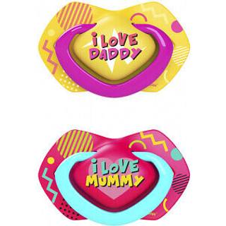 Canpol babies Neon Love B 6-18m sut Pink 2 stk. - 2 stk.