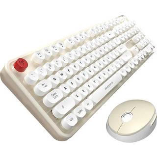 Mofii Wireless - Tastatur & Mus sæt - Engelsk - Hvid
