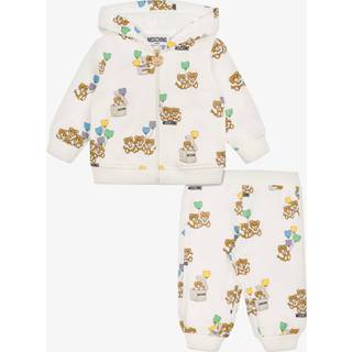Moschino Kids Baby cotton hoodie and sweatpants set - multicoloured - M 6-9