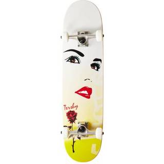 Chocolate Raven Tershy Pro Komplet Skateboard (Hvid)