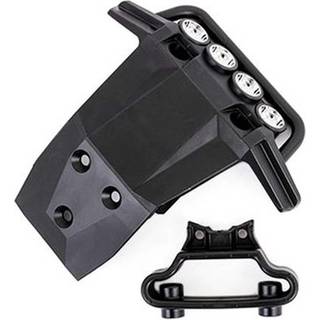 Traxxas - TRX6736X - Bumper, front / bumper support (fits 4WD Rustler®) (for LED light kit installation
