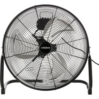 Arebos® Floor Fan Air Circulator 20" - 120W, 3 trin, vippevinkel 360°.
