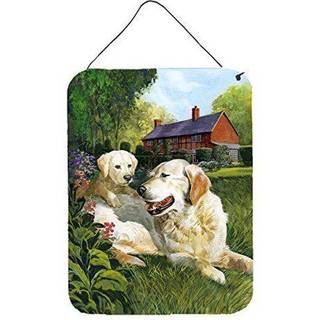 """" Caroline's Treasures Yellow Labradors af Don Squires Wall eller Door Hanging Prints SDSQ0431DS1216 16 """" ""H X 12"" """" ""W Multicolor"" ""