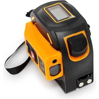 Laserbåndmål 2-i-1 lasermål 196 ft bånd Mål 16 ft metrisk og amerikanske enheder med LCD Digital Display Movabel Magnetic Hook Unit Conversion Ro