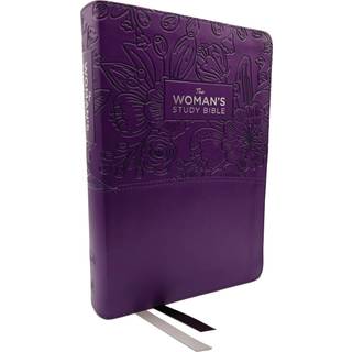 KJV, The Woman's Study Bible, Purple Leathersoft, Red Letter, Full-Color Edition, Comfort Print