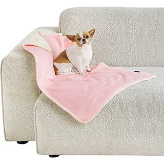Sengesur Vandt?t hunde t?pper til sm? hunde - lille katte t?ppe vaskbar til sofabeskyttelse sherpa fleece hvalp t?ppe bl?d plys reversibelt kaste