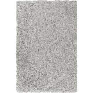 Gulvtæppe - Stort gulvtæppe 200x300 cm - Lys grå - Langt ryatæppe med skridsikker bagside - Løs tæppe fra Nordstrand Home
