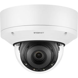 Hanwha Vision Dome Kamera PND-A9081RV 4,5 - 10,0mm Überwachungskamera mit 8 Megapixel Auflösung. professionelle Kamera für außen - weiß