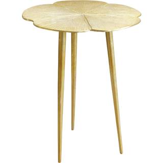 Rice Clover Sidebord 51 Cm - Sidebord & Aflastningsbord Aluminium Guld - TABLE-CLOVER