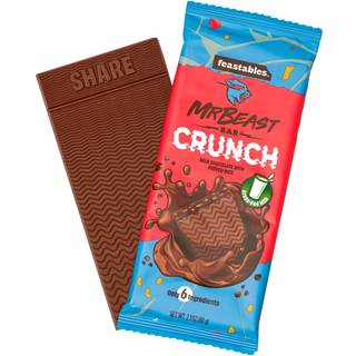 Mr Beast 5 x Crunchy Mælkechokolade