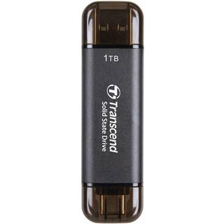 Transcend ESD310 SSD - 1TB - Sort - Ekstern SSD - USB 3.2 Gen 2x1